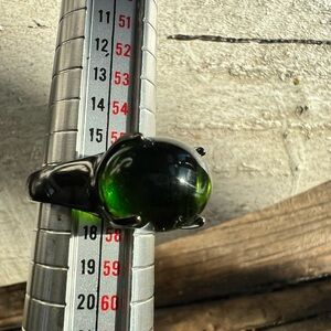 Jewelmint Green Statement Ring